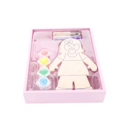 China DIY TOYS Hot Selling Pretend Play Games Kids Graffiti Painting Coloring Puzzle Drawing Game Wooden Drawing Toys for sale