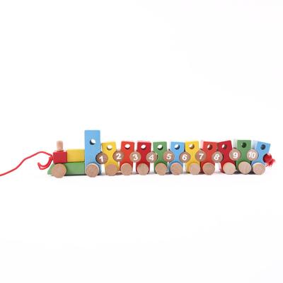 China New Product Set Educational Toy Kid Girl Boy Educational Wooden Smart Game Toy Numbers Practice For Children for sale