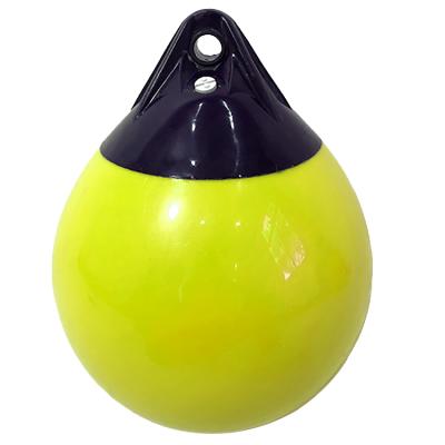 China Inflatable Mooring Buoy Marine Boat Shield Protection Buoy Round Anchors Keep Afloat 25*25*46cm for sale