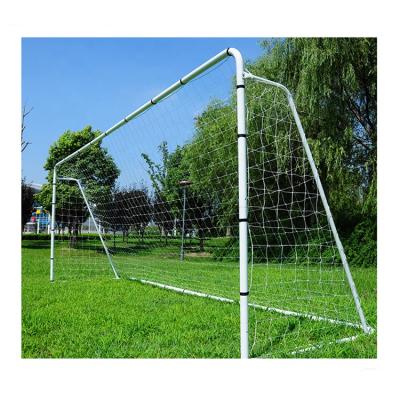 China Hot Selling Durable Hot White Outdoor Metal Pole Durable Foldable Portable Futsal Football Goal for sale