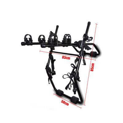 China Durable China Supplier Portable Foldable Bicycle Carrier 3 Heavy Duty Rack Car for sale