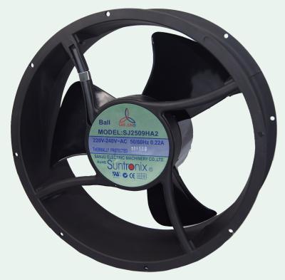 中国 254 mm 3 ブレード 600 または 800 cfm 産業の冷却ファン、110 v または 220 v AC 軸流ファン 販売のため