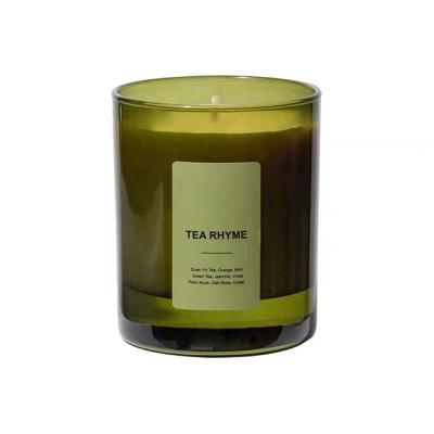 China 100% Soybean Wax Candle Private Label Decoration Handmade Home Aroma Scented Oil Scented Candle for sale