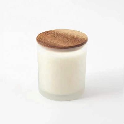 China Best Selling Strong Scented Candle Creative Soy Scented Wooden Wick Scented Candle With Lid for sale