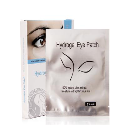 China Anti-puffiness hydrogel eye gel patch under eye pads nourishing lint free gel eye pads for sale