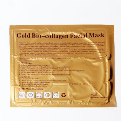 China Moisturizer Face Mask 24k Gold Face Lifting Patch 24 Gold Facial Mask for sale