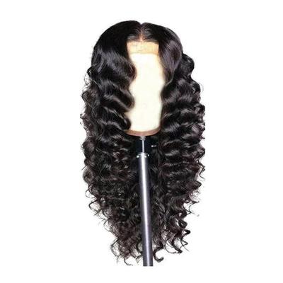 China Hair Extensions Bundles; Closures 613 100% Brazilian Virgin Human Hair Deep Wave 4x4 Hd Wave Frontal Wigs For Black Women for sale