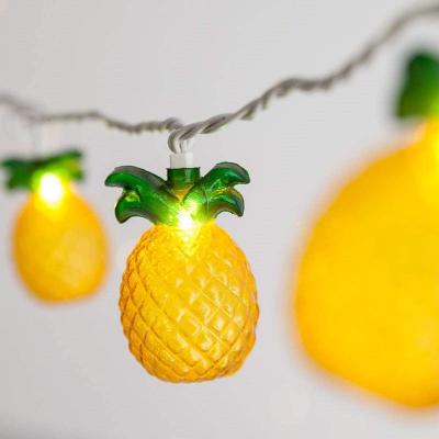 China Hot 10LT Series Indoor Outdoor Festival Fruit Decoration Light String Light Pineapple For Home Decoration for sale