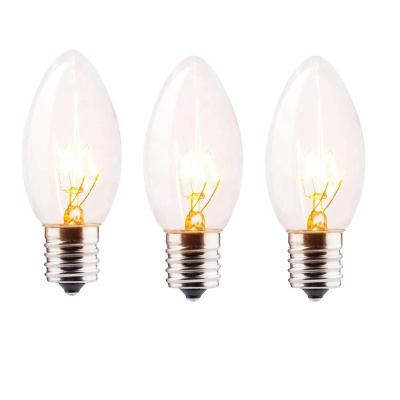 China Waterproof UL Listed Multicolor C7 C9 Clear Bulb Christmas Lights For Outdoor And Indoor for sale