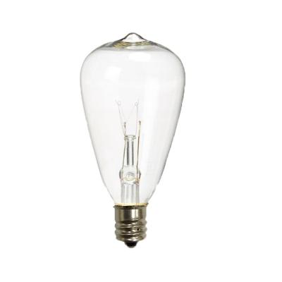 China 25Pack ST35 5 Watt E12 Brass Candelabra Base Vintage Edison Replacement Incandescent Light Bulb for sale