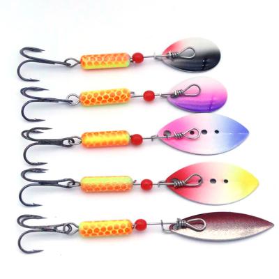 China Manufacturer Wholesale High Quality Bait Metal Spinner Professional Fishing Soft Spoon Available Sample for sale