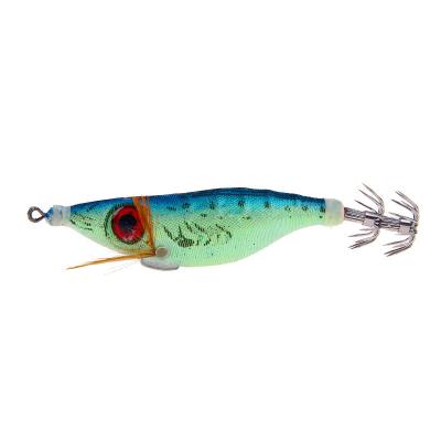 China Professional Manufacturing Sample Available Low Price Fish Spinner Swim Bait Big Eyed Wooden Shrimp Lure for sale