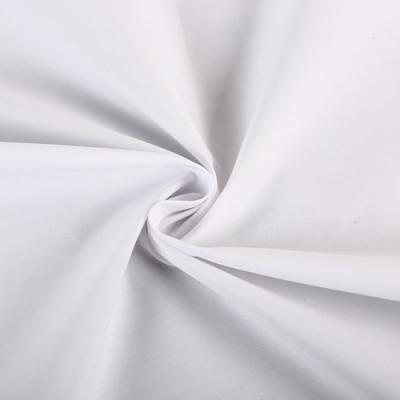 China White 100% Linen Fabric Roll For Product Shirts Plain Viable Chinese Cotton Poplin Solids for sale