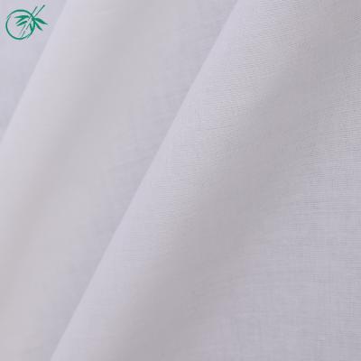 China Sustainable In Stock Eco Friendly Poplin Garments 100cotton Solid Woven Fabric For T Shirts for sale