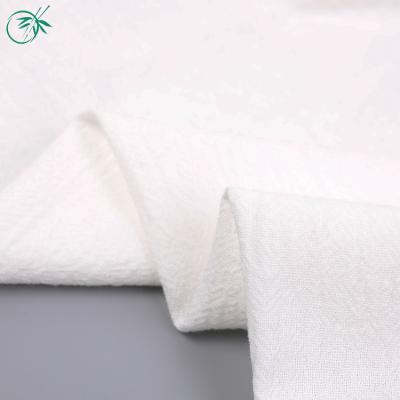 China High Quality Viable Solid Plain White 140gsm Crepe Cotton Fabric For T Shirt for sale