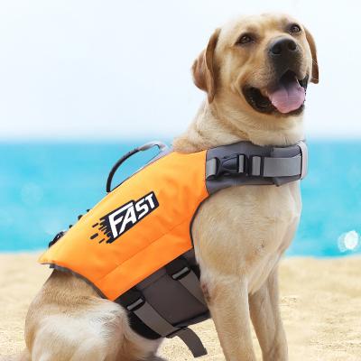 China Sustainable High Buoyancy Carry On Safe Personalized Dog Swim Safe Life Jacket For Pet Fabric for sale