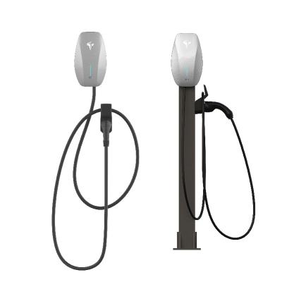 China Colorful lights GB/T 7kW AC New Type China Wholesale Price Ev Car Charger Electric Vehicle Charging Station for sale