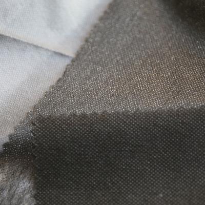 China Water Soluble Melt Hot Lamination Inner Fabric For Suits Garments Interlinings 100% Polyester Nonwoven D5820AZ for sale