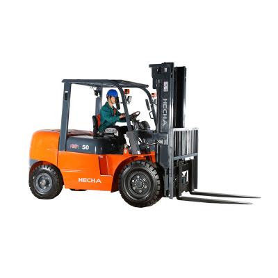 China Factory HECHA Forklift 5 Ton Forklift FD50 Diesel Forklift For Warehouse Use for sale