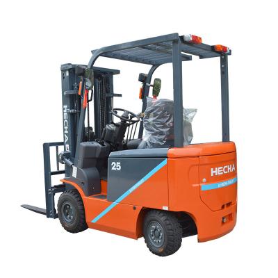 China Hotel China Factory HECHA Forklifts 4 Wheels Lithium Battery 1.5 2t 3 Ton Li-ion Electric Forklifts for sale