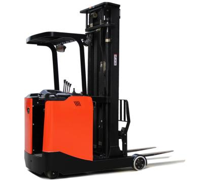 China Easy Operation Safety Convenience 1.5 Ton 2 Ton Warehouse Equipment Pallet Stacker Reach Truck for sale