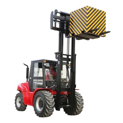 China Easy Operation Safety Convenience 3000kg 5000kg 4wd Forklift Rough Terrain 4x4 Forklifts for sale