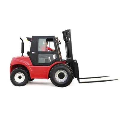 China Hotels HECHA Heavy Equipment 4WD 2.0 2.5t 3 Ton Rough Terrain Forklifts With Japanese Engine for sale