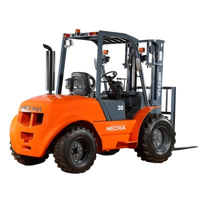 China HECHA 2~5 Ton Rough Terrain Diesel Forklift For Sale for sale