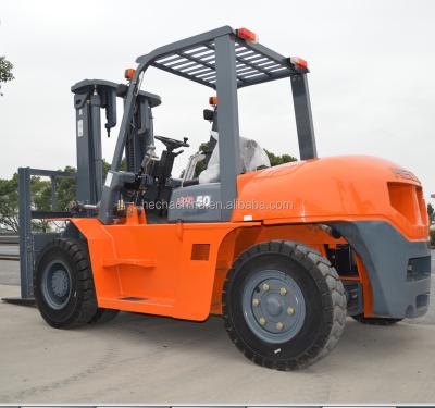 China Factory Heli Forklift Co., Ltd 5 Ton CPCD50 Diesel Forklift With ISUZU CPCD50 Engine for sale