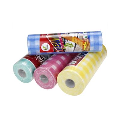 China Sustainable We produce  spunlace nonwoven cloth  industrial cleaning cloth use for kitchen cloth in perforated roll for sale