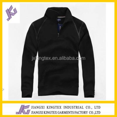 China Anti-pilling latest design with half zipper casual men's fleece sweater for sale