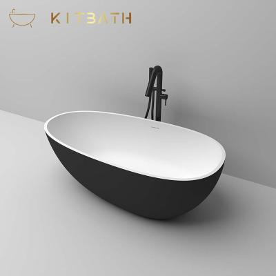 China High Quality Transparent Eco-friendly Resin Modern Bath Stone Kitbath Freestanding Bathtub for Hotel and Home Bathtub Supplier for sale