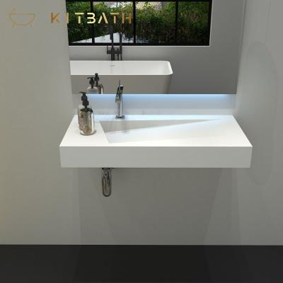 China American Modern Designer Portable Sink Wall Hung Overflow Wash Wall Mount Wash Basins for sale