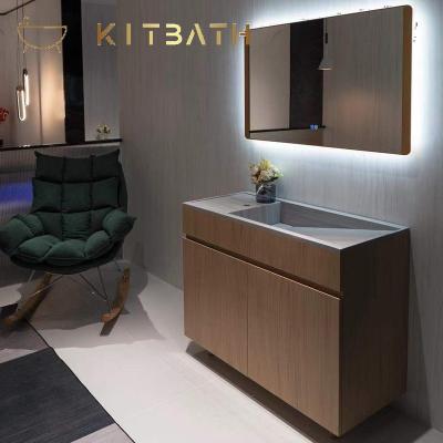 China Eco-friendly Slim Bathroom Vanity Furniture Factory Price Modern Bathroom Vanity for sale