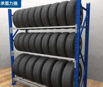 China Corrosion Protection Warehouse Folding Heavy Duty Tire Stacking Rack for sale