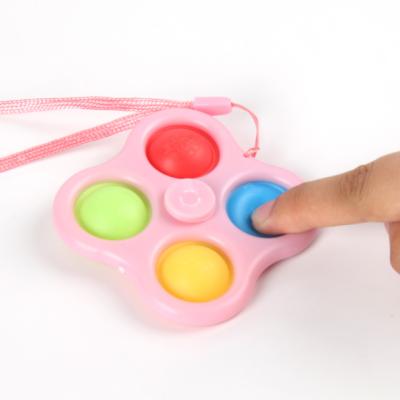 China 2021 single spinner dimple fidgety fidget spinner dimple fidgety spinner free release snap spinner toys trigger hand snap toys for sale