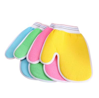 China All Natural Bath Gloves Back Scrubs Gloves Scrub Free Shower Gloves In The Bathroom for sale