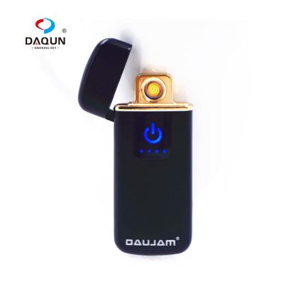 China Portable USB Power Display Battery Indicator Charging Electronic Lighters for sale