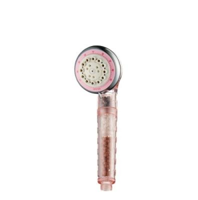 China With Stone Multi Ion Shower Head Needle Zhonghe Filter Water Filter Transparent Shower Head for sale