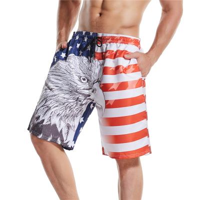 China QUICK DRY good quality digital board print 3d swimwear short mesh striping beach men short surf fitness pants men waterproof swimwear for sale