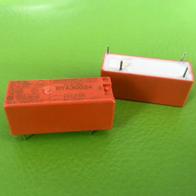 China TE Original Sealed Relay RYA30024 Power Relay 24VDC 8A SPST-NO (28.5x10.1x12.3)mm THT for sale