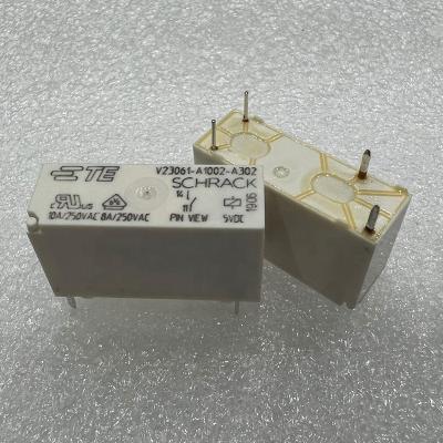 China Sealed relay V23061-A1002-A302 5VDC 8A new and original SPST-NO condition from TE in stock for sale