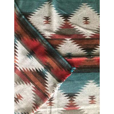 China Nondisposable Super Soft Thick Stratagem Aztec Geometric Printing Fall Throw Blanket Northwest American American Style for sale