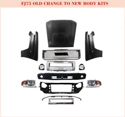 China Manufacture price FJ 70 upgrade facelift plastic body kit for toyota for sale