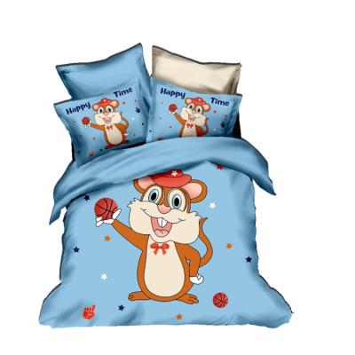 China Disposable Factories For Sale Hot Selling 3D Cartoon Pattern Bedding Sets 3pcs Digital Printing Bedding Sets For Home Textile Products for sale