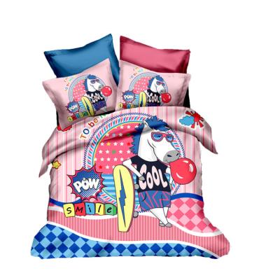 China Disposable Factories For Sale 3D Bedding Sets Luxury Digital Printing Cartoon Printed Duvet Cover Sets For Home Textile Products for sale