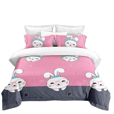 China 3D Printing Cartoon Pattern Disposable Hot Selling Digital Bedding Sets 100% Polyester 3pc Duvet Cover Sets For Kids Bedroom for sale