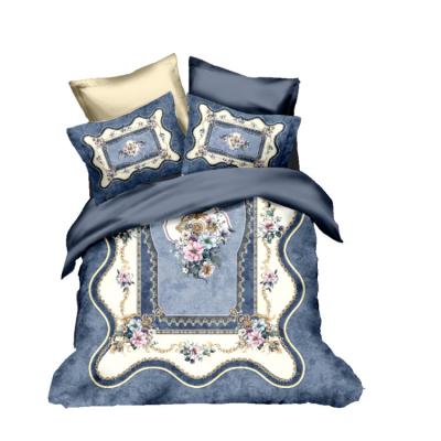 China Factory Disposable Custom Velvet 4 Piece Cotton Bedding Sets Duvet Cover For Bed for sale