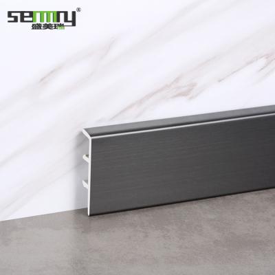 China modern cheap price factory whosale stainless steel baseboard metal brushed gold mute accessories for sale