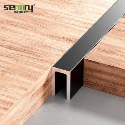 China Wholesale modern transition aluminum u channel strip cover free sample drop shipping decorative wall trim aluminum profiles in stock for sale